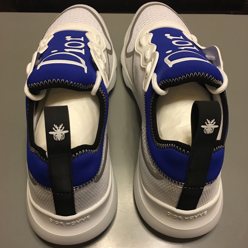 Dior B21 Neo Trainer In White&Blue Technical knit - Picture 2 of 8